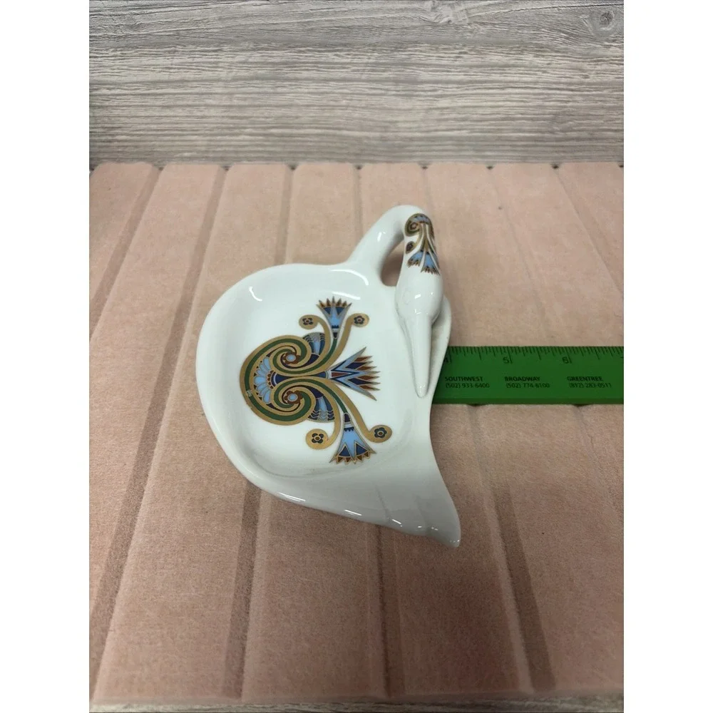 Elizabeth Arden Treasures of the Pharaohs Swan Soap Dish Trinket Tray (C4)